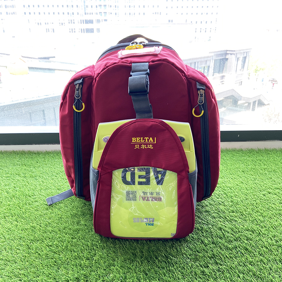 AED體外除顫儀專用戶外便攜雙肩包雙肩背包 AED除顫急救多功能包(圖3)